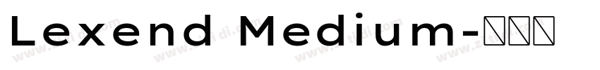 Lexend Medium字体转换